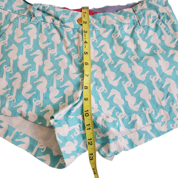 MACBETH | COLLECTIONS SEAHORSE NOVELTY PRINT 100% COTTON SHORT SHORTS SMALL - Picture 11 of 13